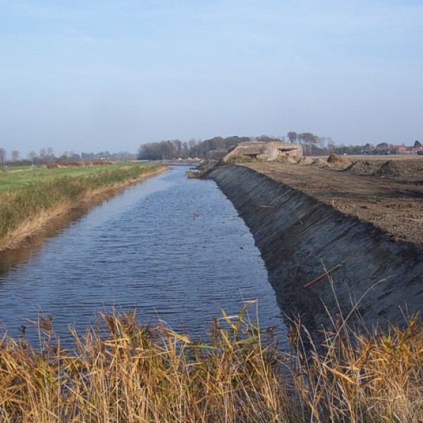 Het nieuwe stuk van de bunkerroute.