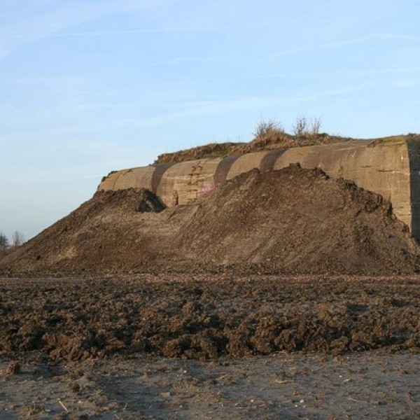 Een stukje van de aanaarding.