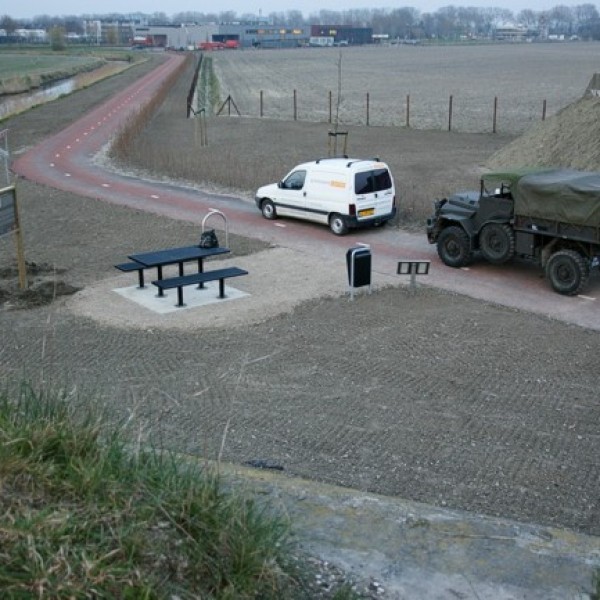 Een mooi overzicht van het rustpuntje.