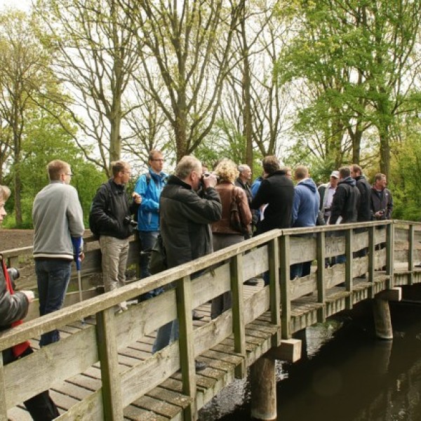 Een rondleiding door het park.
